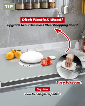 Stainless Steel Chopping Board (35x31cm)