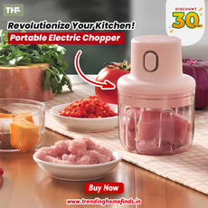 Portable USB Rechargeable Electric Chopper