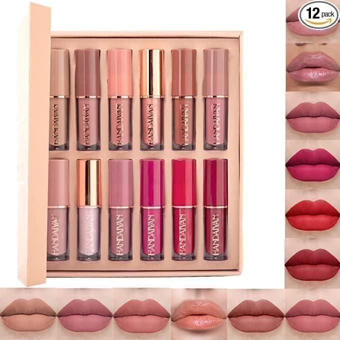 Luxe Lips 12-Piece Matte & Shine Collection 💄💋