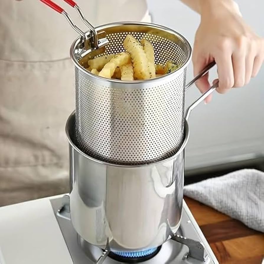 Stainless Steel Deep Fryer 🍯🍟