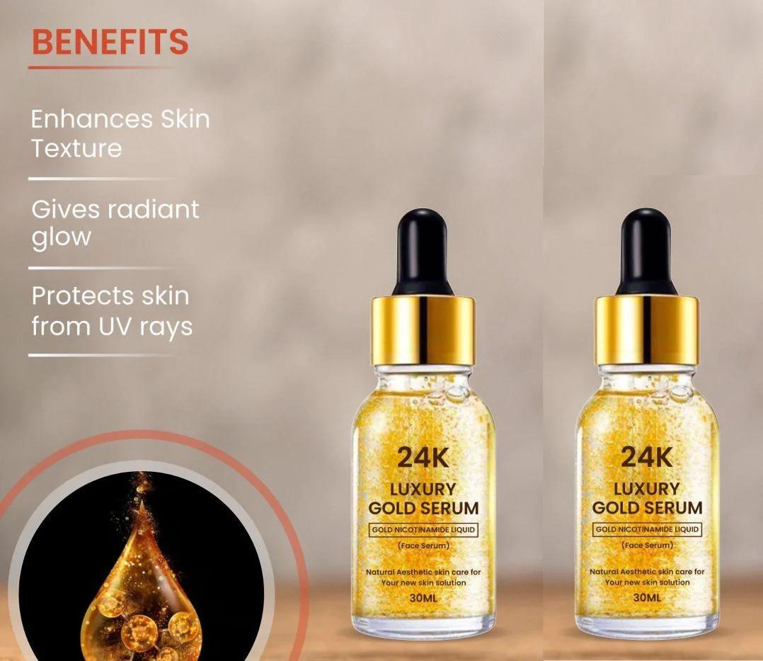 24k Luxury gold serum Buy 1 Get 1 FREE! 🆓🥇🎇