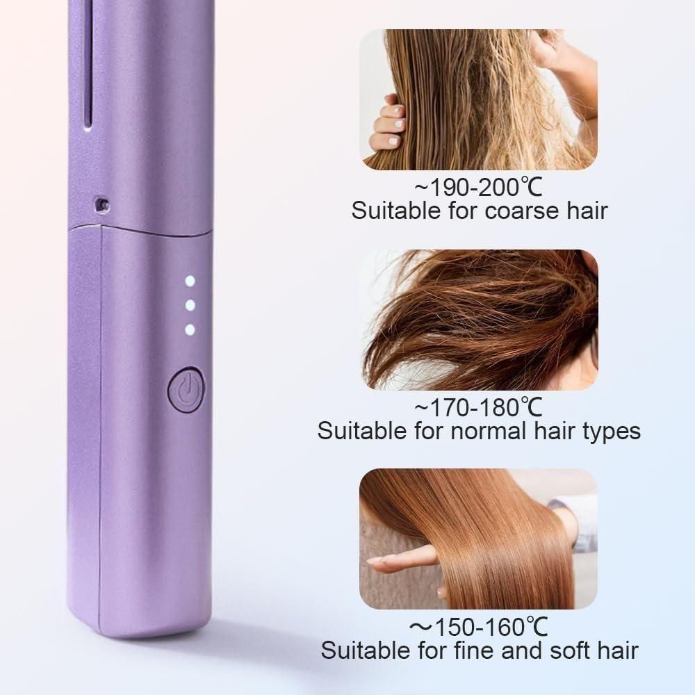 Portable Mini Hair Straightener/Comb 💇‍♀️ ✅