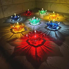 ✨ 3D Reflecting Shadow Diyas Set ( Pack of 12 )