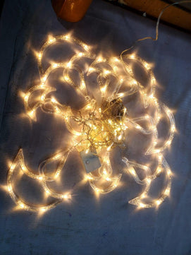 Warm White LED Diya Curtain Light 🚥💡