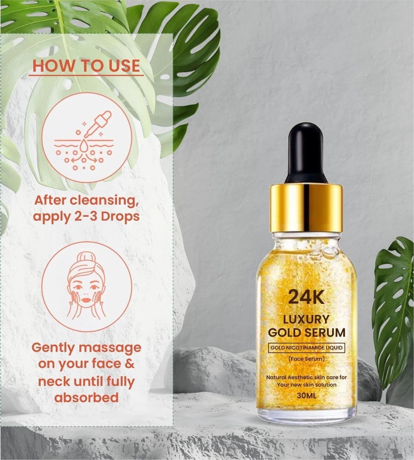 24k Luxury gold serum Buy 1 Get 1 FREE! 🆓🥇🎇