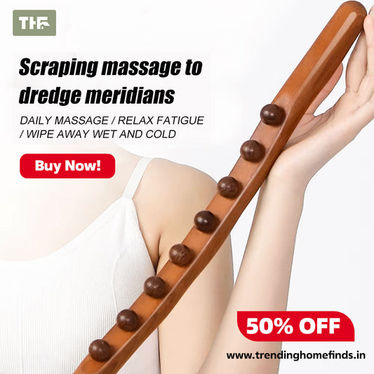 Wooden Body Massage stick 💆‍♂️💆‍♀️🍢