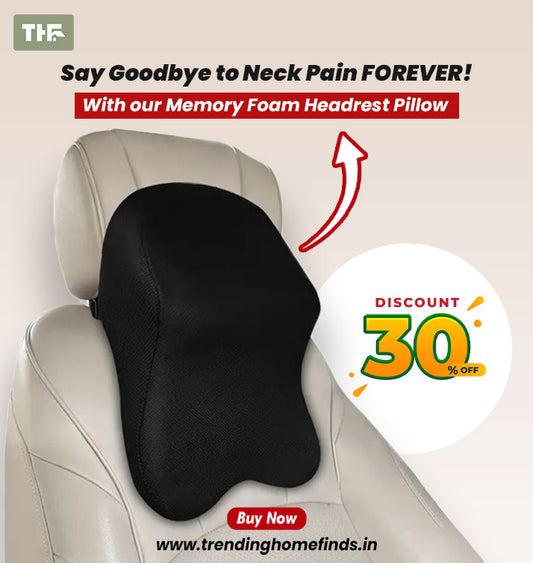 Car/Chair Headrest Pillow 🚗🪑🧽